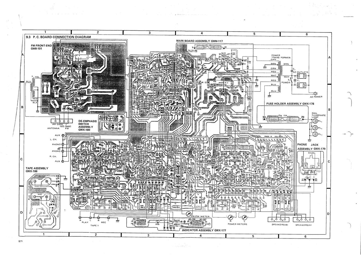 PIONEER SX-680 SX-690 AM FM Stereo Receiver Service Manual, FOLDOUTS