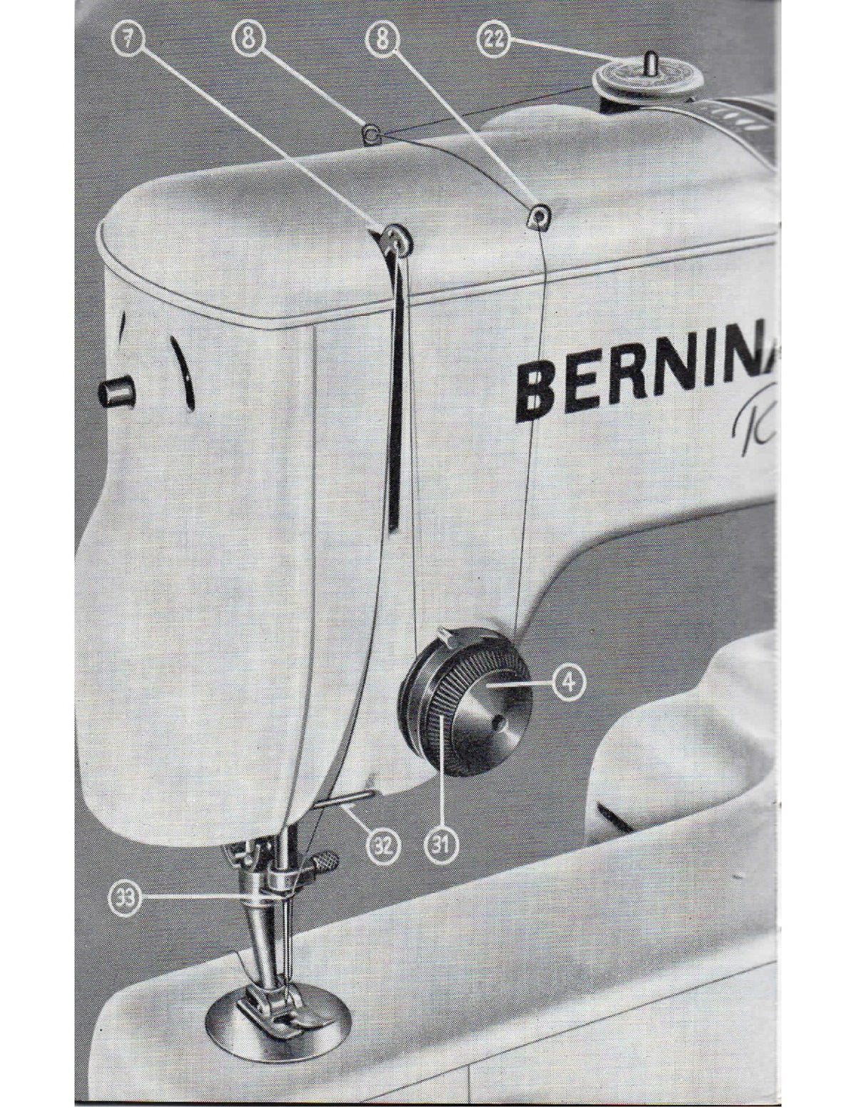 BERNINA 530 532 Instruction Book Manual - STEEL WIRE BOUND - PROTECTIVE COVERS