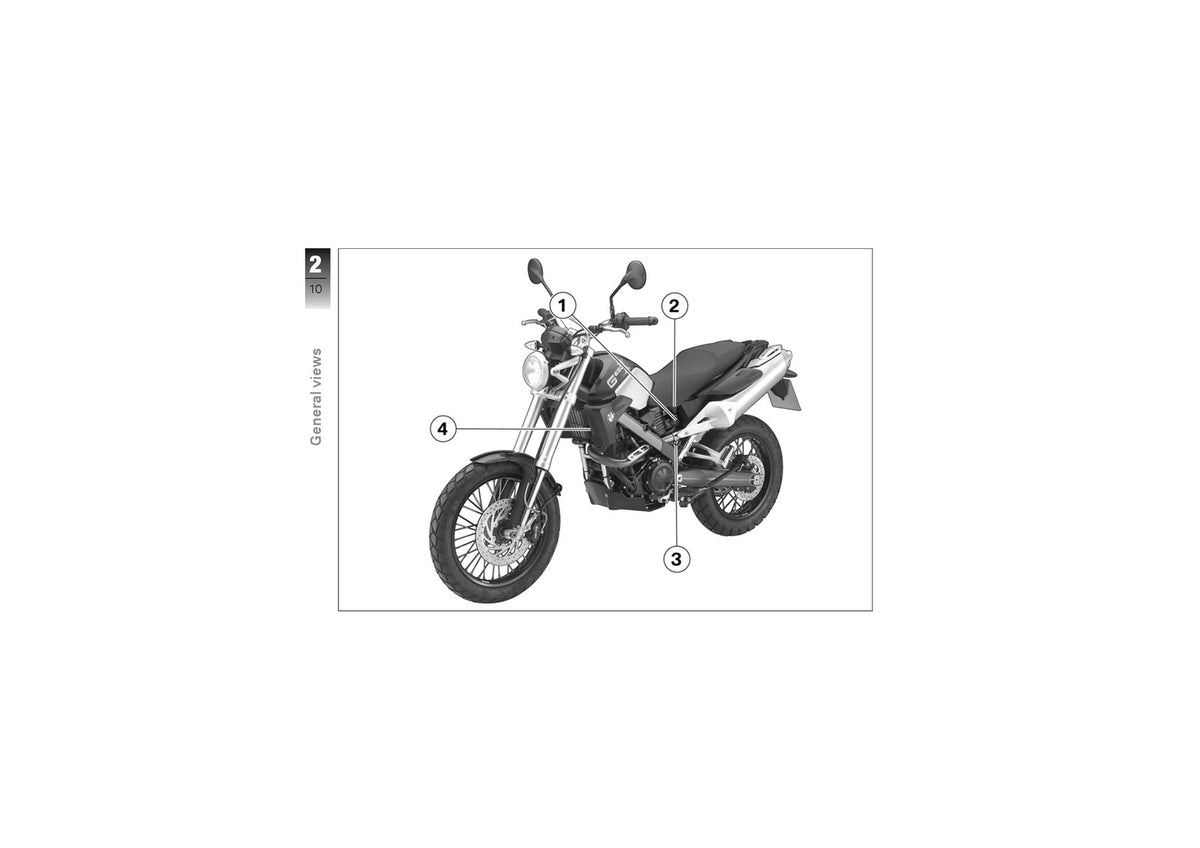 BMW MOTORRAD G 650 Xcountry Riders Manual 2007 - WIRE BOUND - TOUGH COVERS