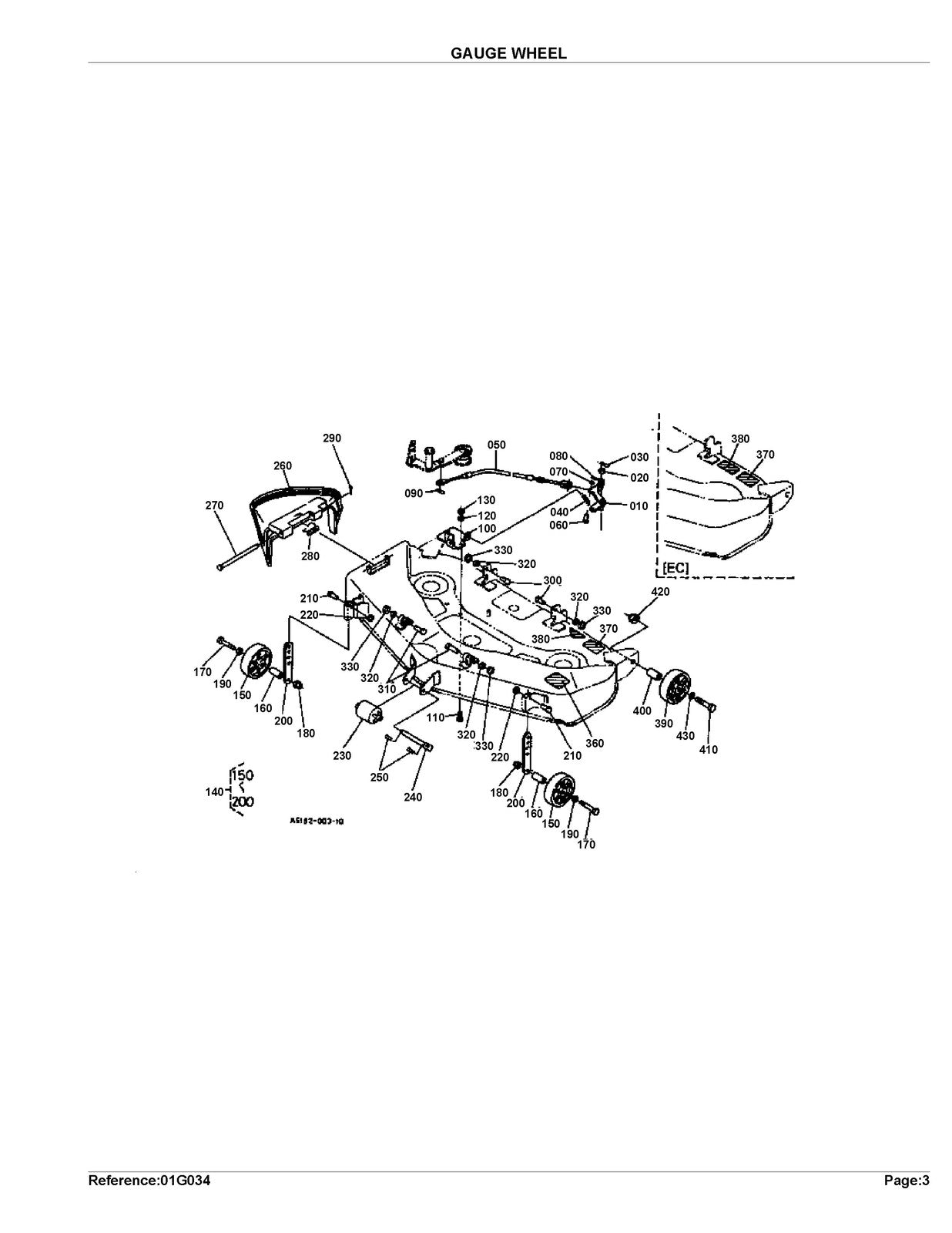 KUBOTA RCK44LTB Parts Manual - STEEL WIRE BOUND - PROTECTIVE COVERS