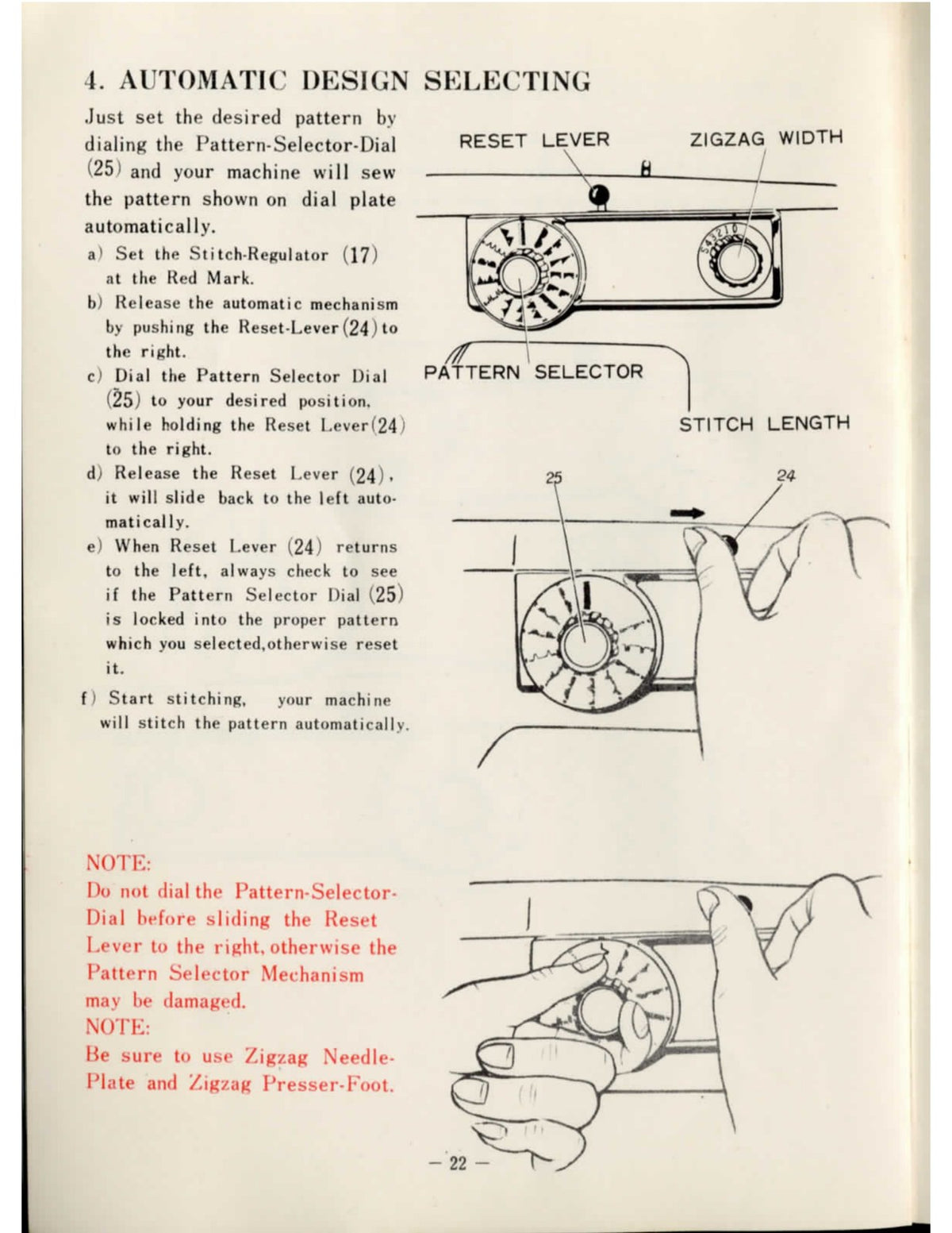 UNIVERSAL Necchi Nelco SAMB-2 Sewing Machine Instruction Manual, FOLDOUTS
