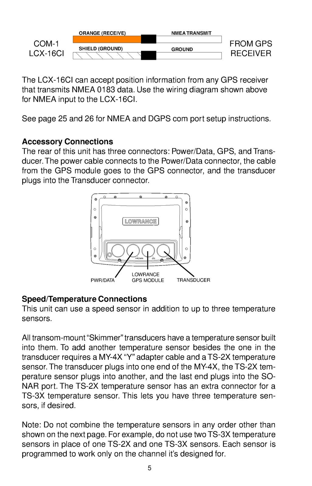 LOWRANCE LCX-16CI Installation And Operation Instructions Manual 2000 - BOUND