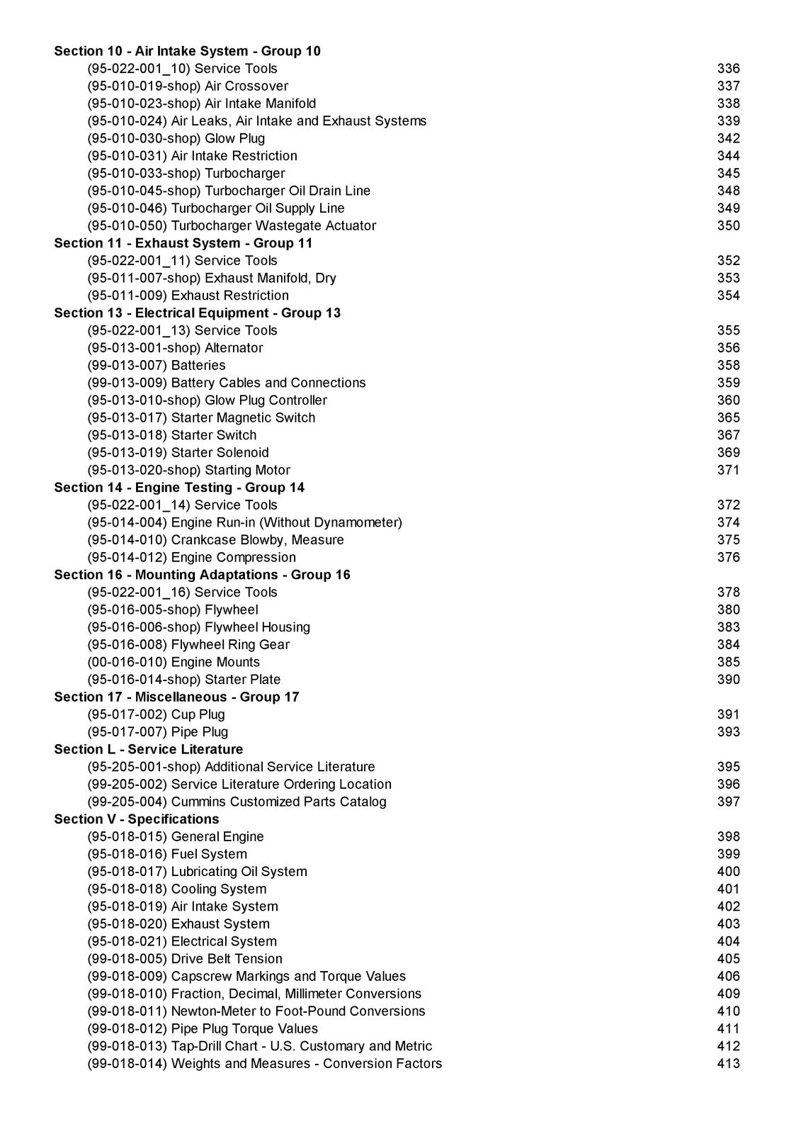 CUMMINS A Series Engine Master Repair Manual 2003 - WIRE BOUND - TOUGH COVERS