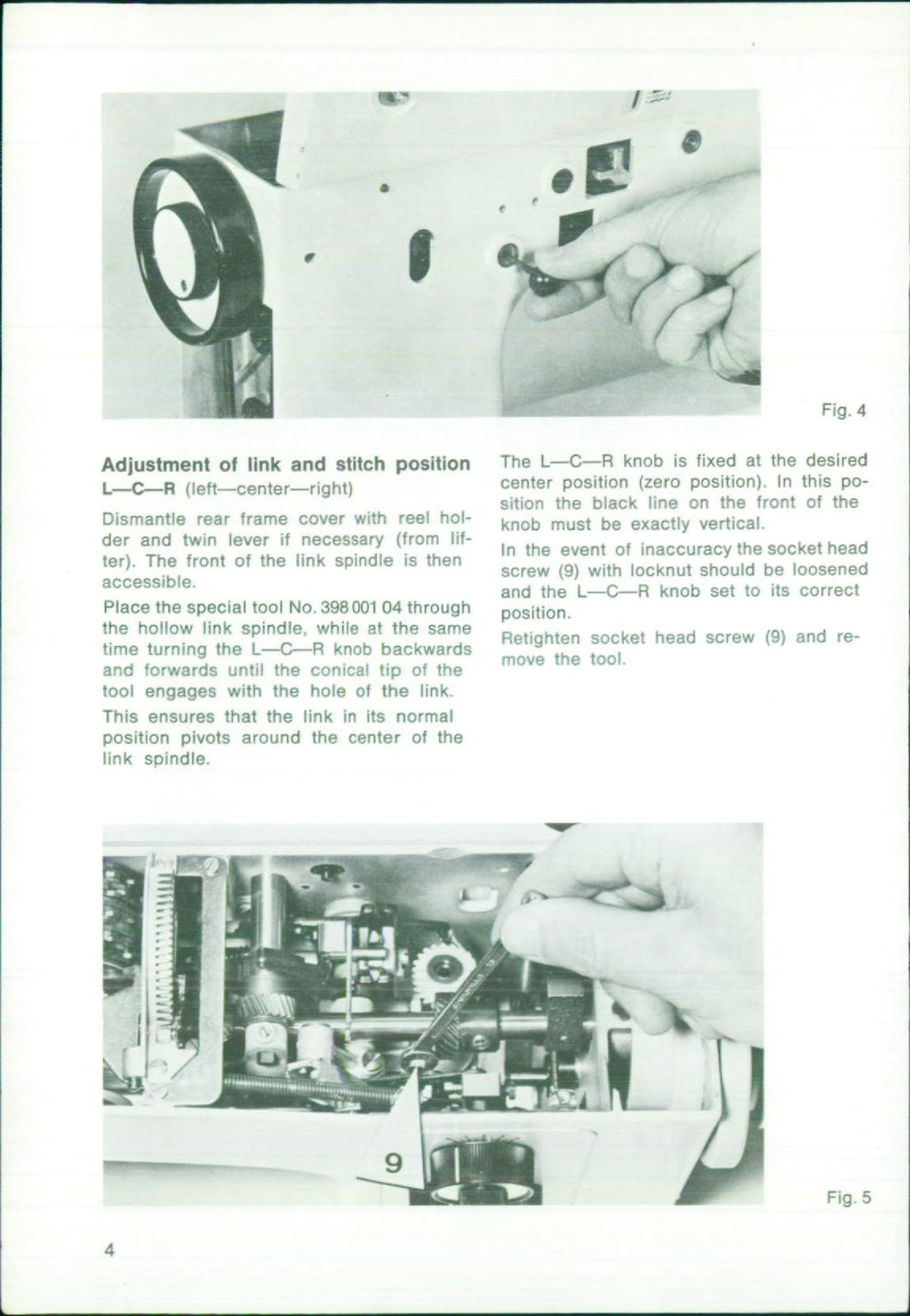 BERNINA 840 841 842 Service Manual Adjusters Manaul - WIRE BOUND - TOUGH COVERS