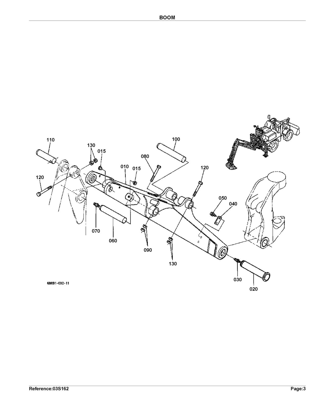 KUBOTA R420BH Backhoe Loader Parts Manual - STEEL WIRE BOUND - PROTECTIVE COVERS
