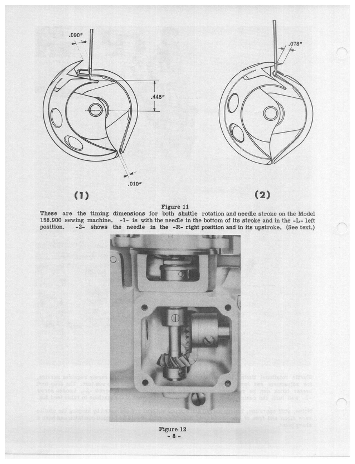 KENMORE 15890 Adjustments And Service Procedures Manual 1961 - WIRE BOUND
