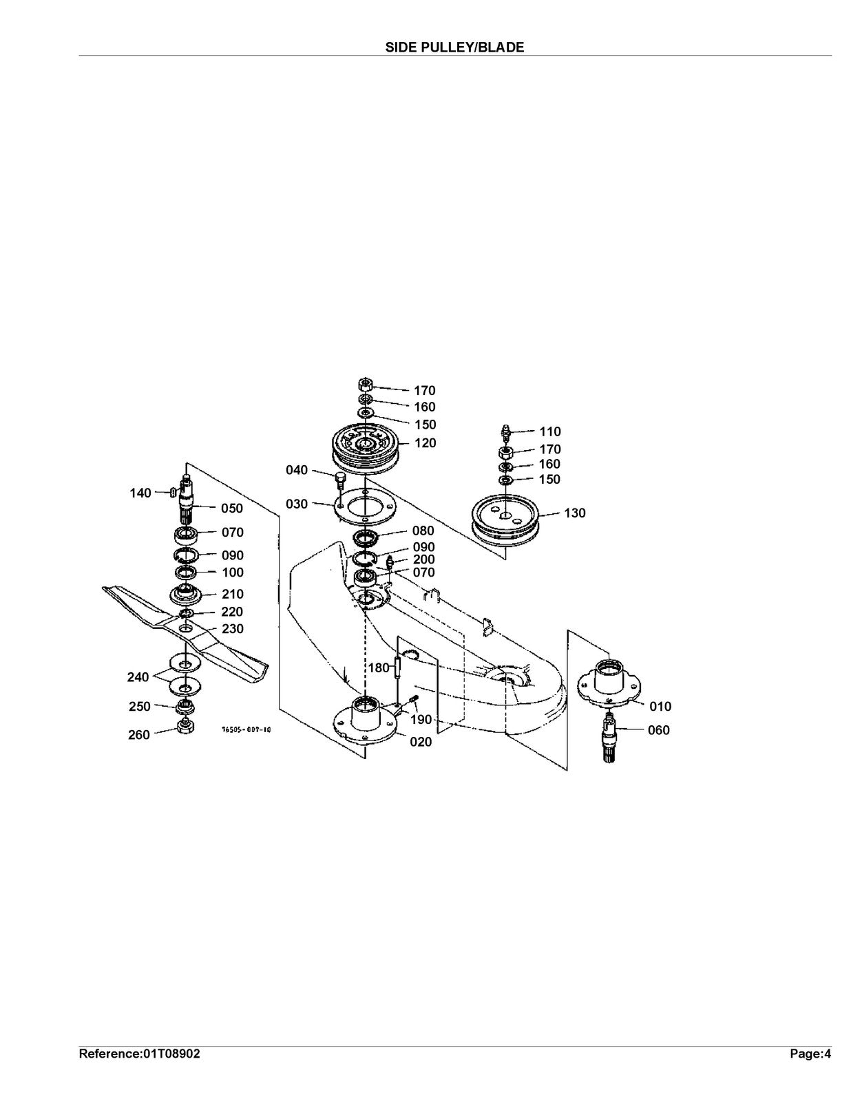 KUBOTA RC54-F19 Parts Manual - STEEL WIRE BOUND - PROTECTIVE COVERS