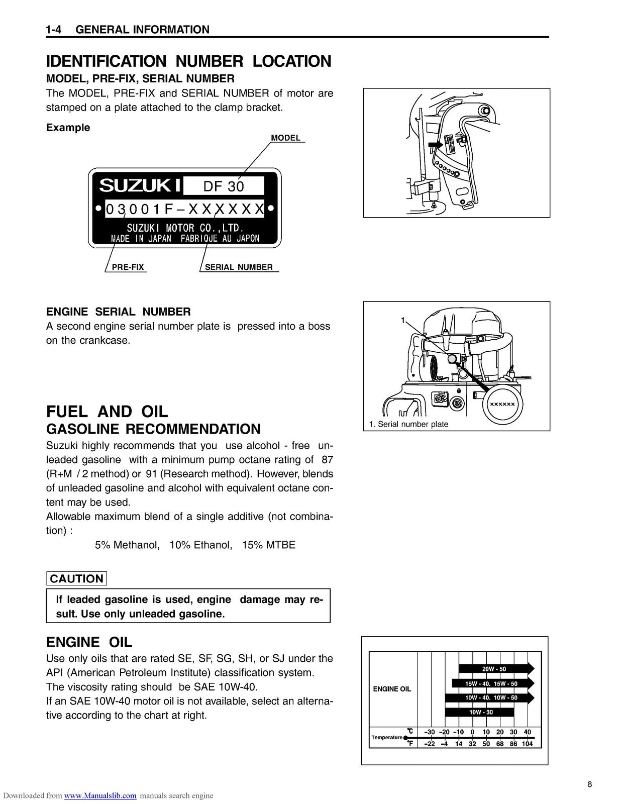 SUZUKI DF25 DF30 Outboard Service Manual - STEEL WIRE BOUND - PROTECTIVE COVERS