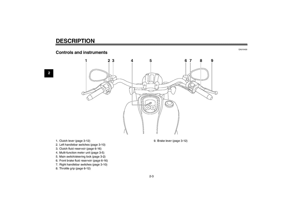 YAMAHA XV1900A Motorcycle Owners Manual 2009 - STEEL WIRE BOUND - TOUGH COVERS