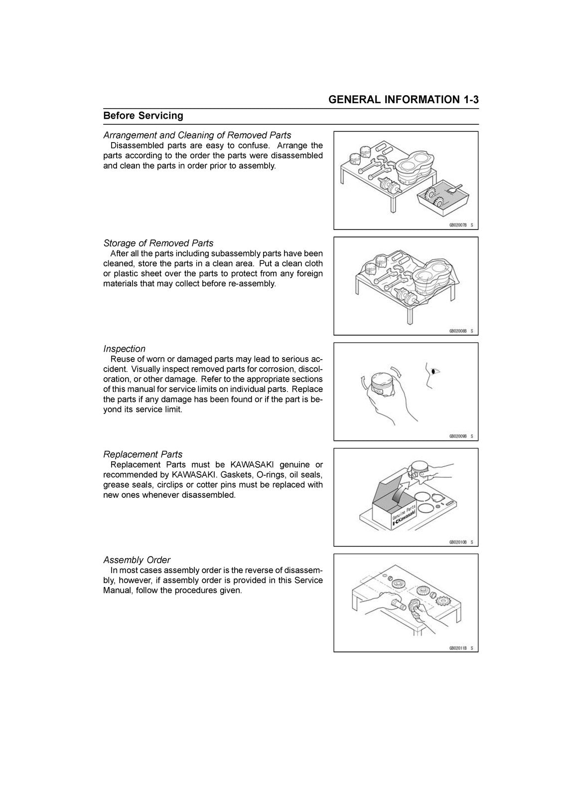 KAWASAKI Ninja ZX-6R ZX636 Motorcycle Service Manual 2004 - WIRE BOUND - COVERS
