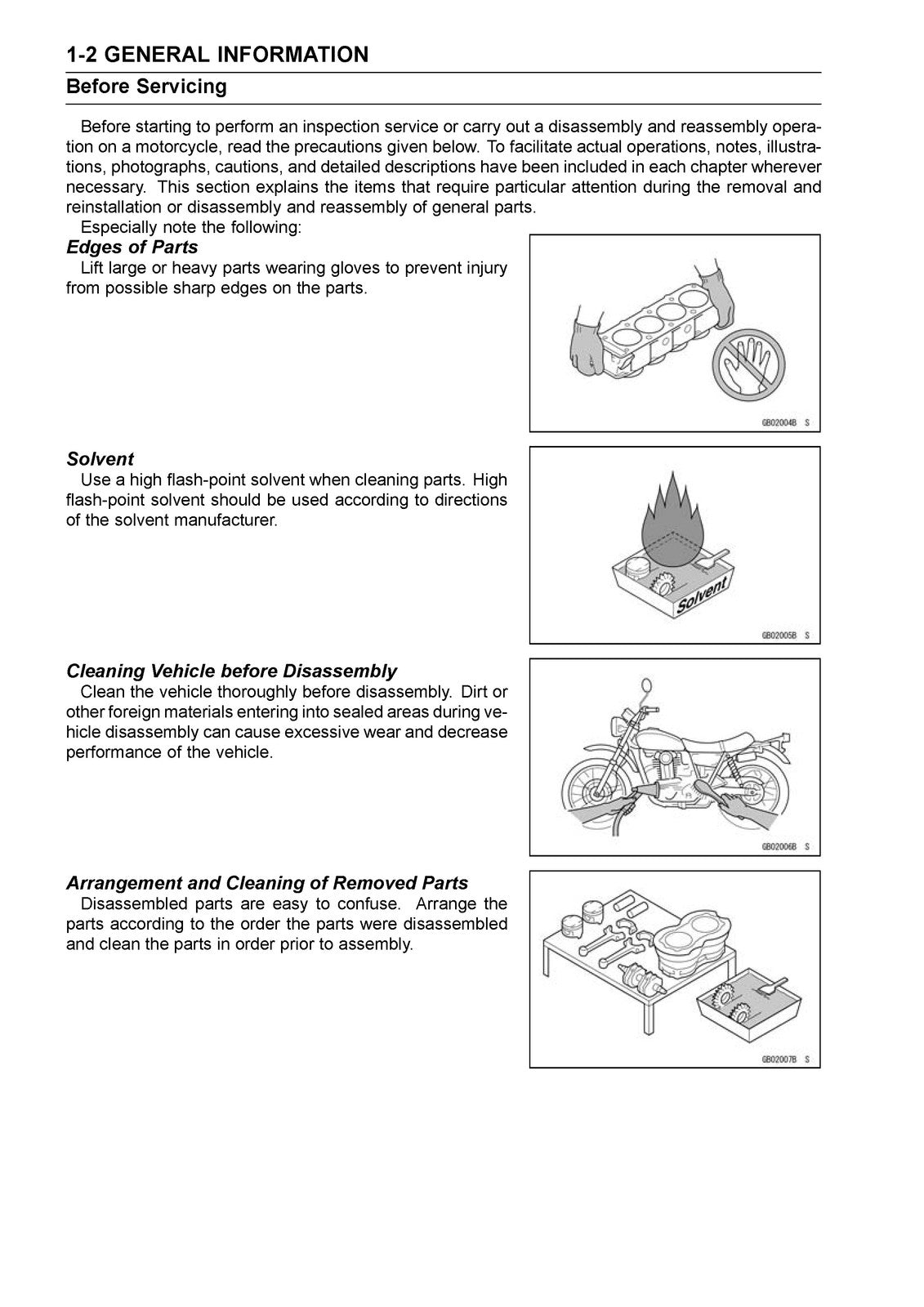 KAWASAKI KX85 KX85-II KX100 Motorcycle Service Manual - WIRE BOUND - COVERS