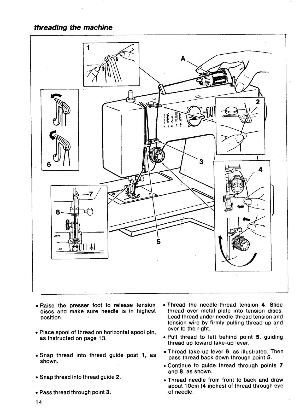 SINGER 5144 Sewing Machine Instruction Manual - STEEL WIRE BOUND - TOUGH COVERS