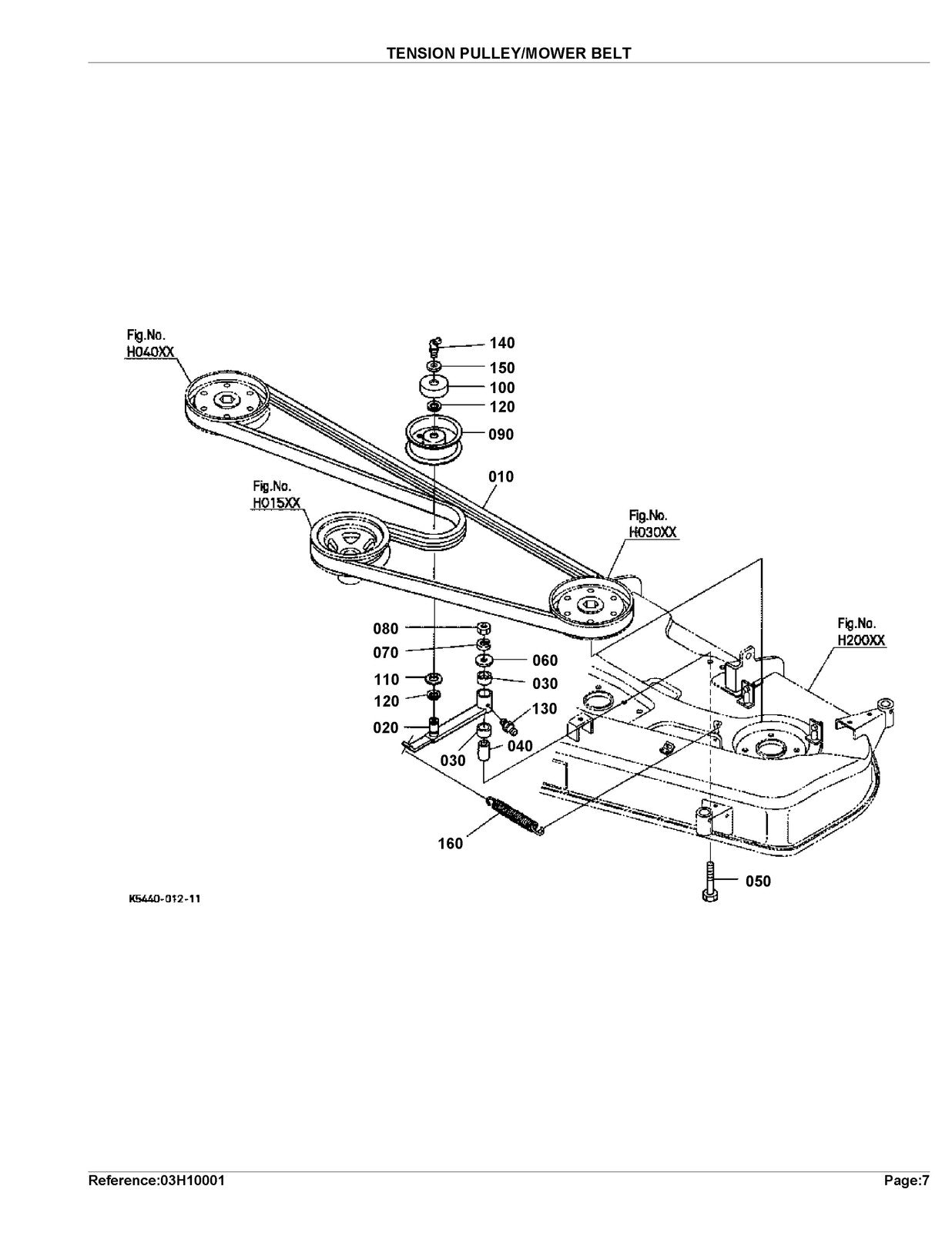 KUBOTA RCK60B-24G Parts Manual - STEEL WIRE BOUND - PROTECTIVE COVERS
