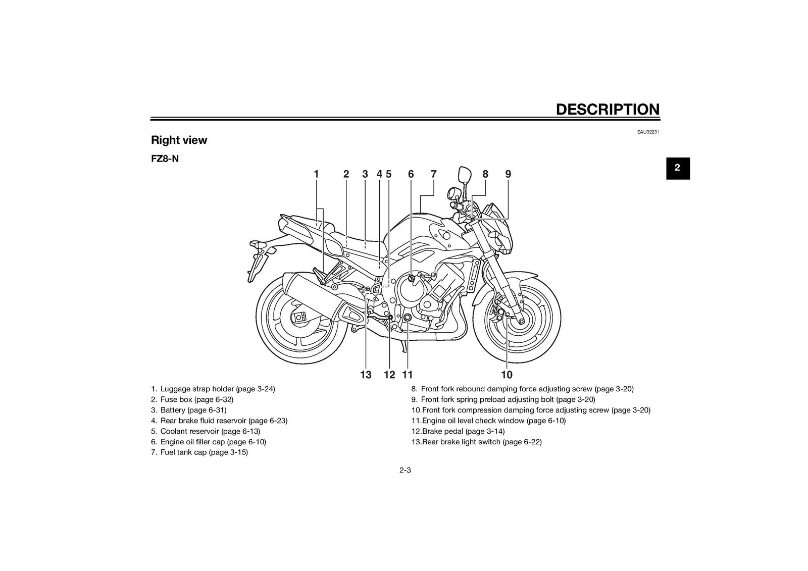 YAMAHA FZ8-N FZ8-NA Motorcycle Owners Manual 2014 - WIRE BOUND - TOUGH COVERS