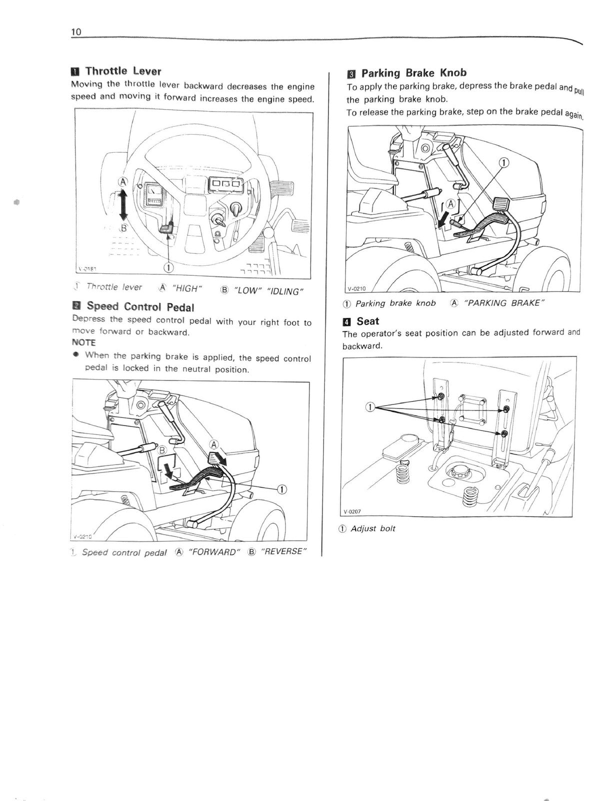 KUBOTA T1600H Lawn Tractor Operators Manual - STEEL WIRE BOUND - TOUGH COVERS