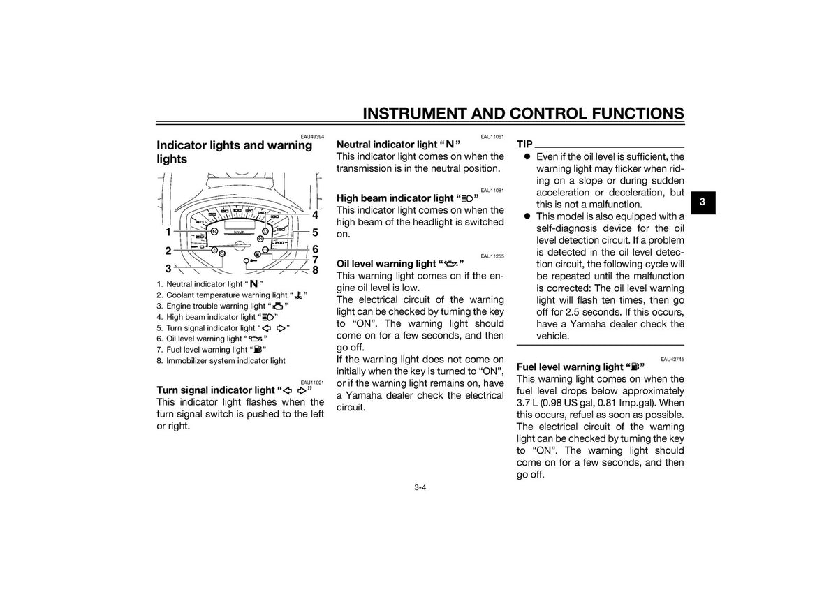 YAMAHA XVS1300A Owners Manual 2014 - STEEL WIRE BOUND - PROTECTIVE COVERS