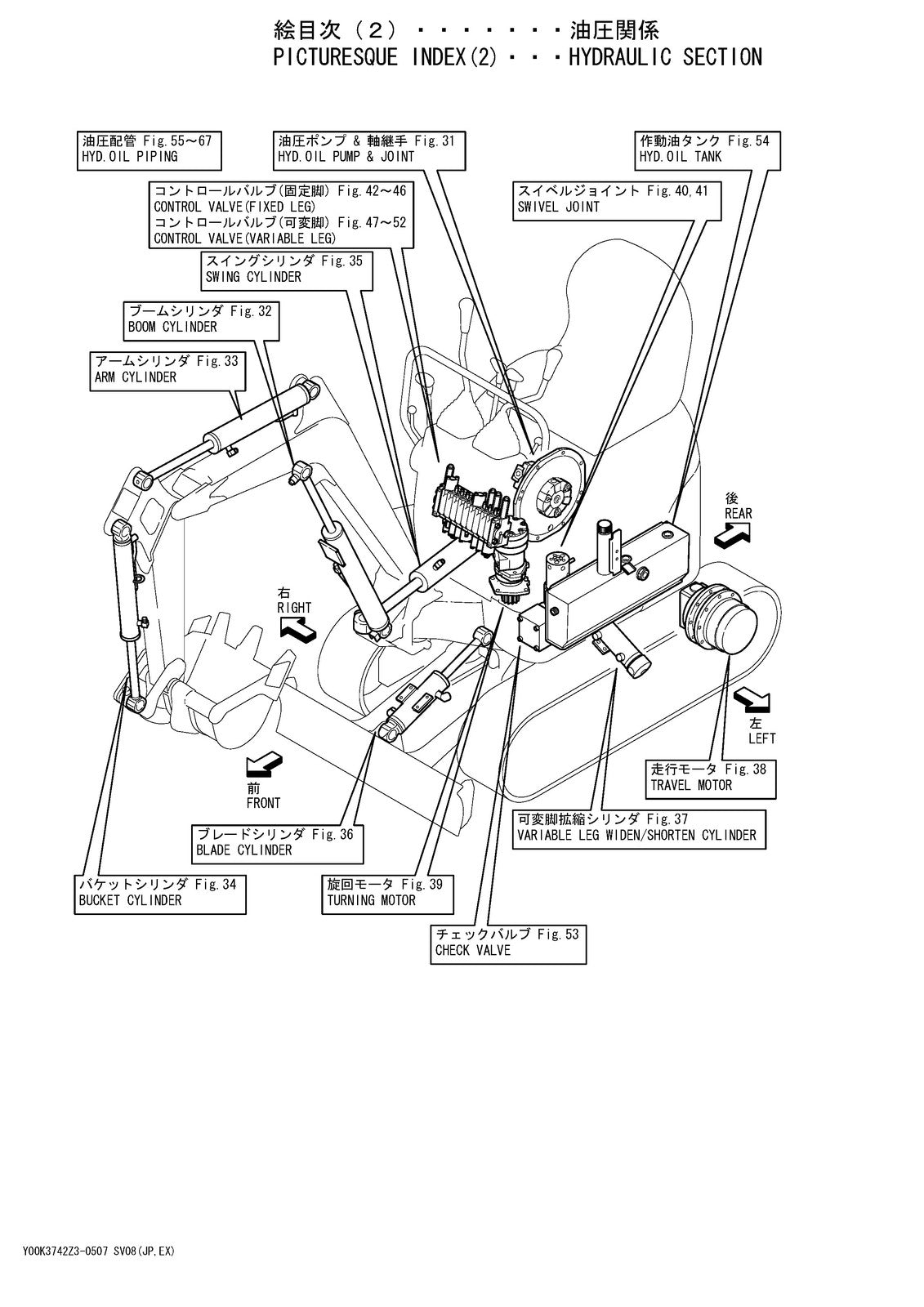 YANMAR SV08 Excavator Parts Catalog Manual 2017 - WIRE BOUND - TOUGH COVERS