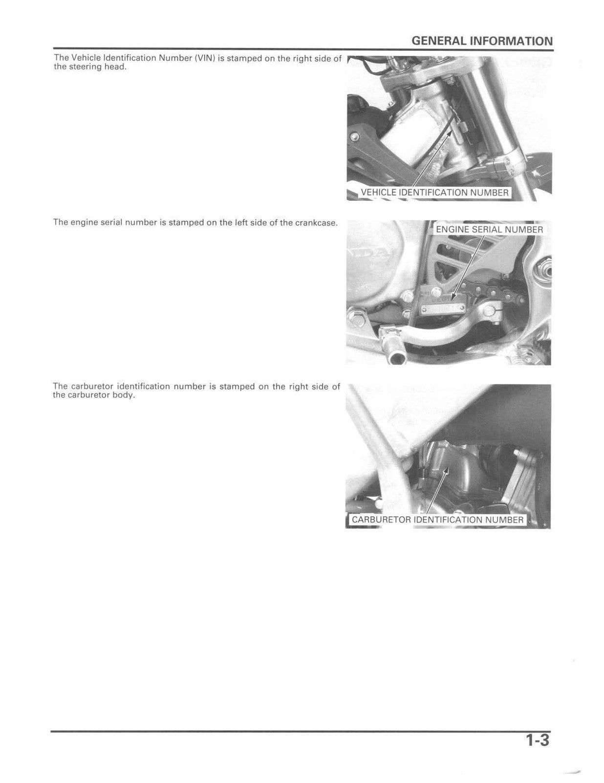 HONDA CR125R Motorcycle Service Manual 2004-2007 - BOUND - COVERS