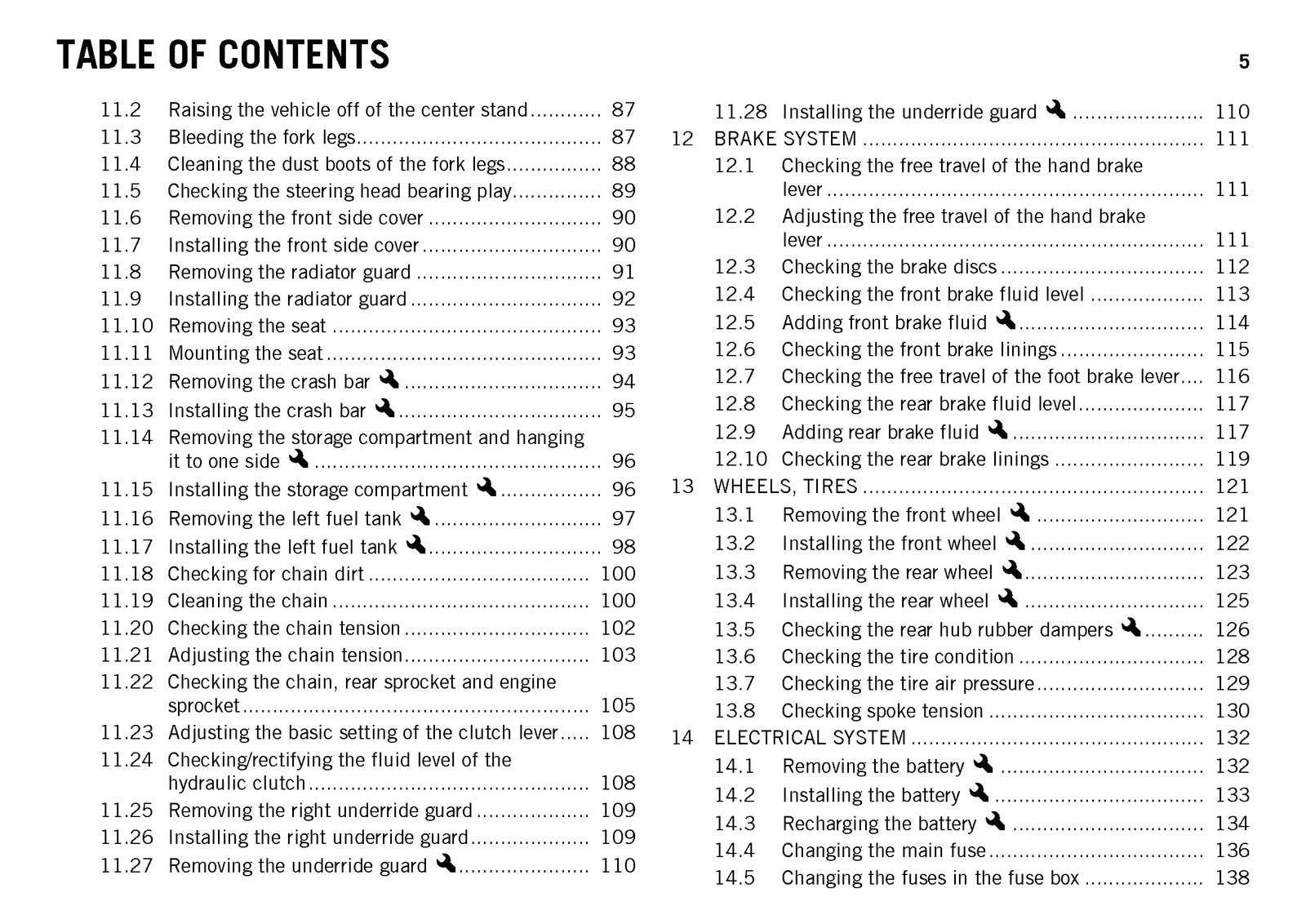 KTM 990 Adventure Baja Owners Manual 2013 - STEEL WIRE BOUND - PROTECTIVE COVERS
