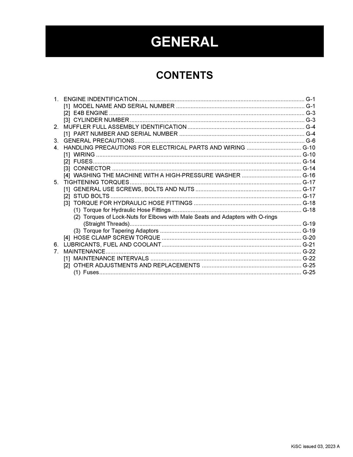 KUBOTA SSV75 Skid Steer Loader Workshop Manual 2023 - BOUND - COVERS - FOLDOUTS