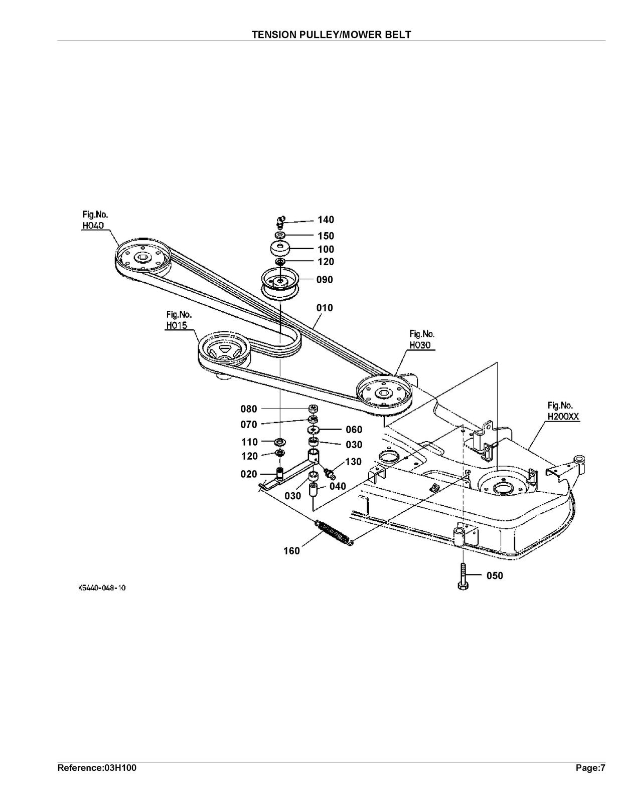 KUBOTA RCK54-24G Parts Manual - STEEL WIRE BOUND - PROTECTIVE COVERS