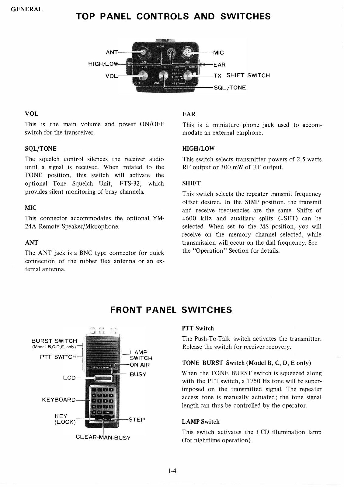 YAESU FT-208R Maintenance Service Manual - BOUND - COVERS - XL FOLDOUT PAGES