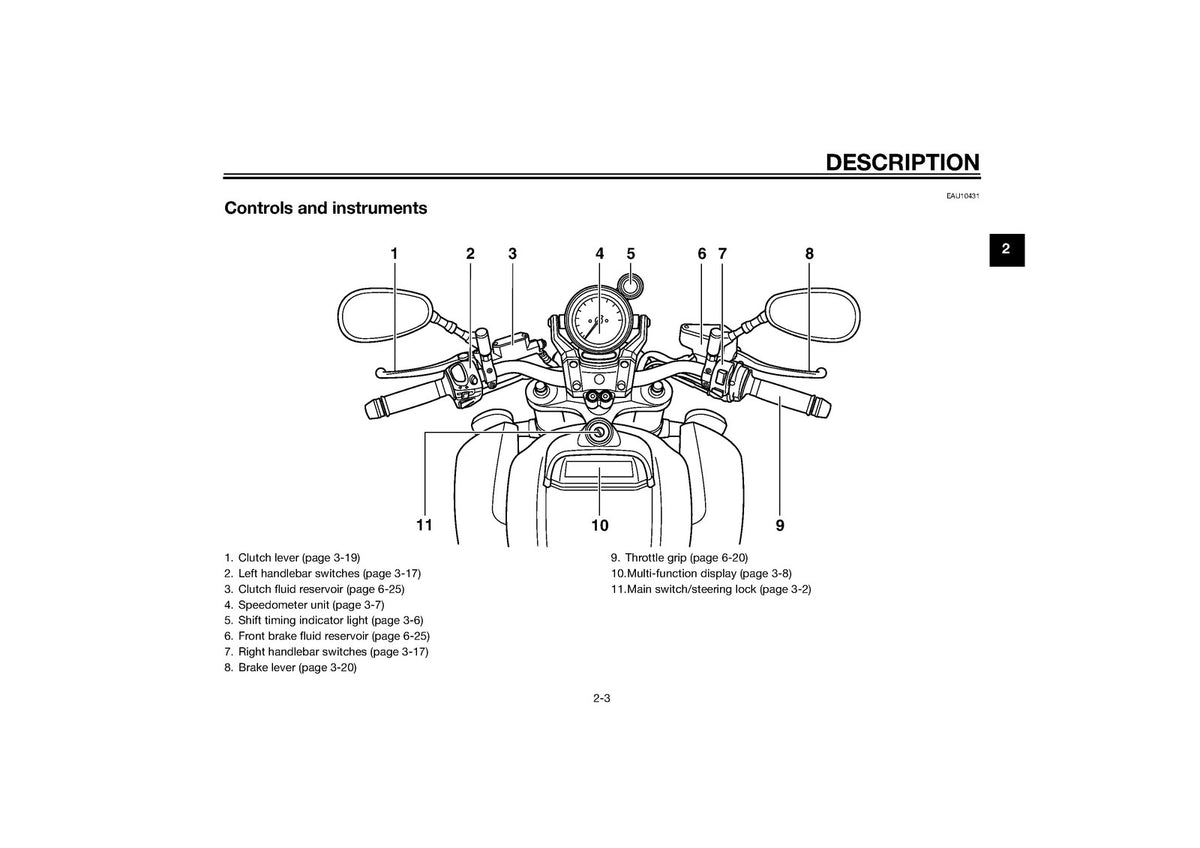 YAMAHA VMAX Owners Manual 2015 - STEEL WIRE BOUND - PROTECTIVE COVERS