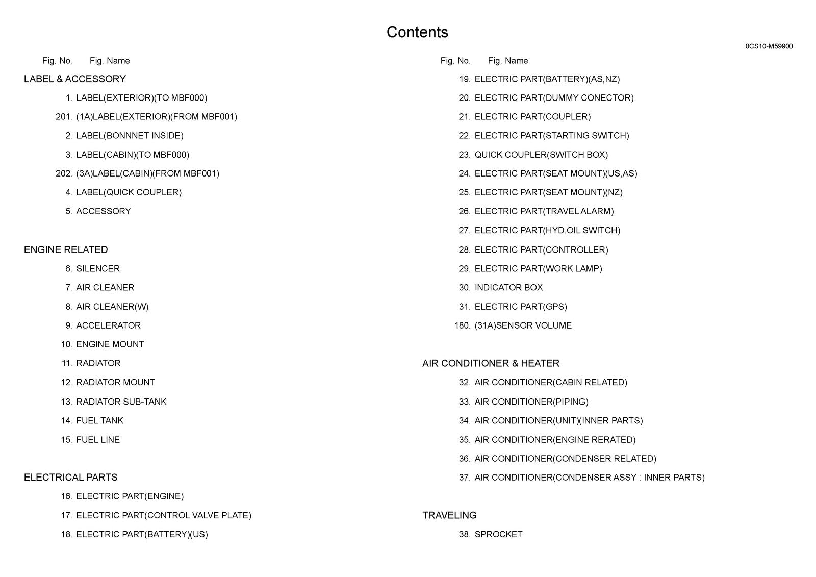 YANMAR SV100-2B Excavator Parts Catalog Manual 2017 - WIRE BOUND - TOUGH COVERS