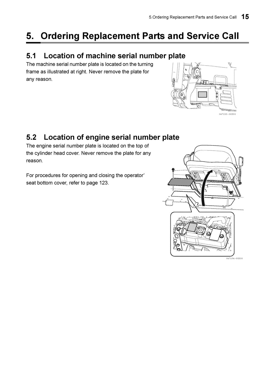 YANMAR ViO30-6B ViO35-6B Excavator Operation  Maintenance Manual - WIRE BOUND