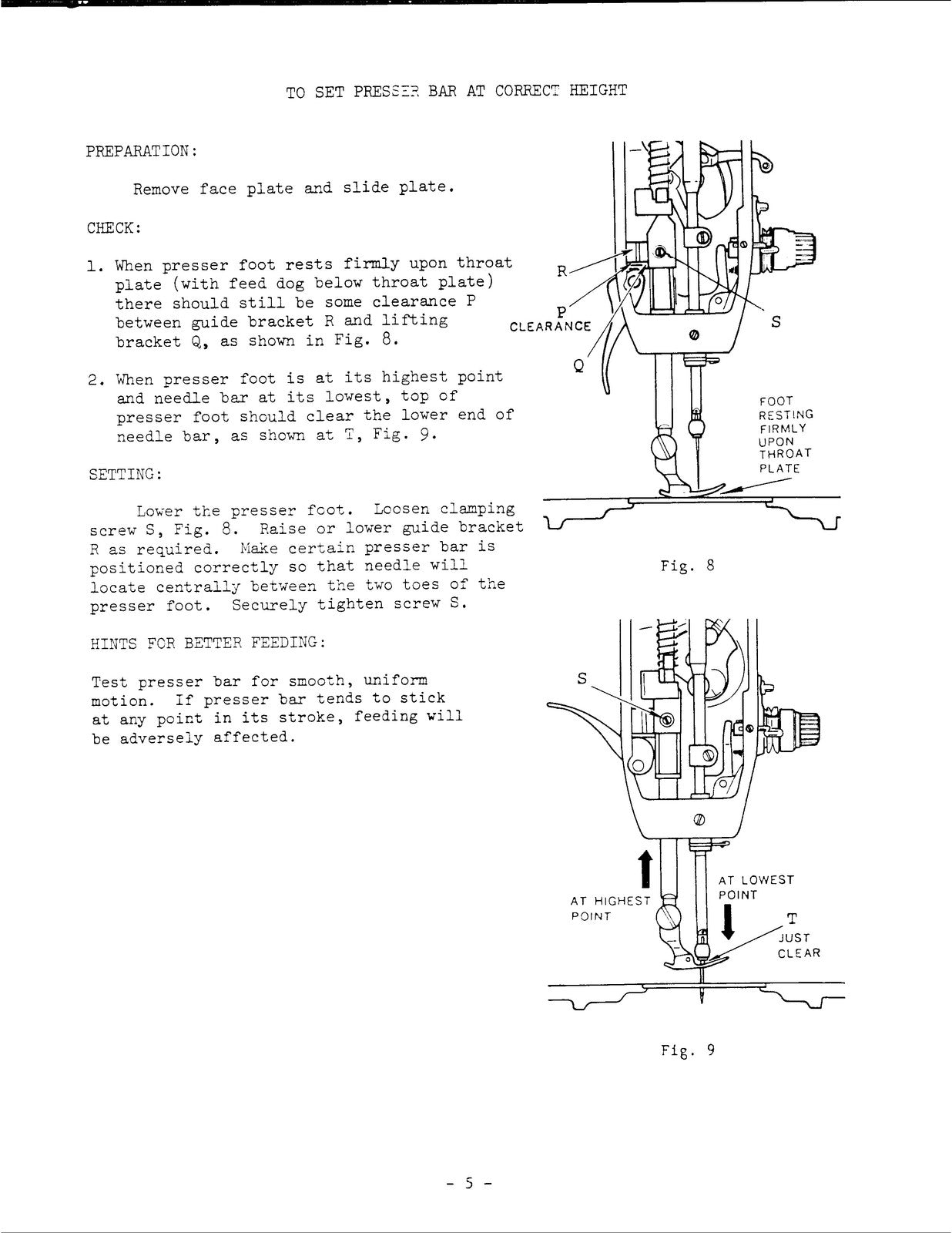SINGER 188U31 188U33 188U35 Sewing Machine Service Manual - WIRE BOUND - COVERS