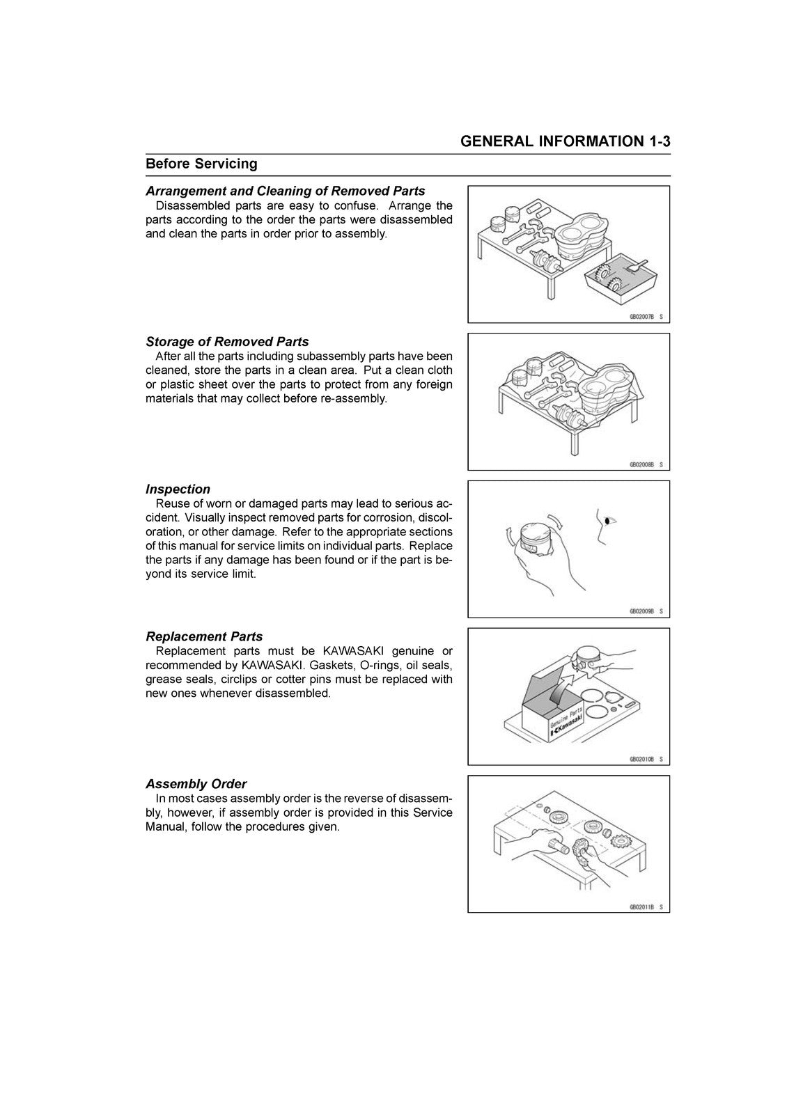 KAWASAKI EX250 Ninja 250R Motorcycle Service Manual - WIRE BOUND - TOUGH COVERS
