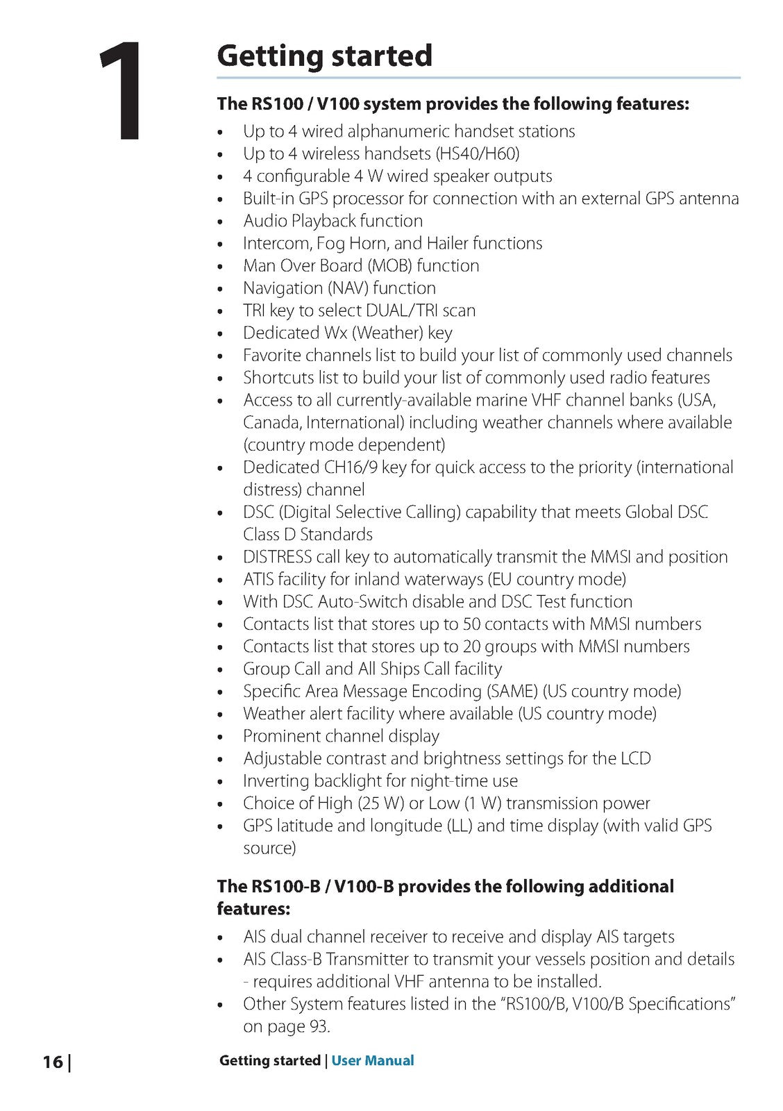 SIMRAD RS100 V100 VHF Radio User Manual - STEEL WIRE BOUND - PROTECTIVE COVERS