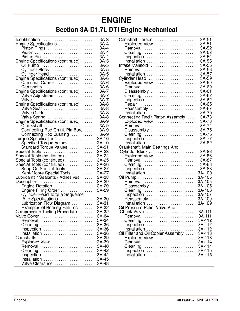MERCURY MERCRUISER NO 29 D17L DTI 0M055001 & UP SERVICE MANUAL - WIRE BOUND
