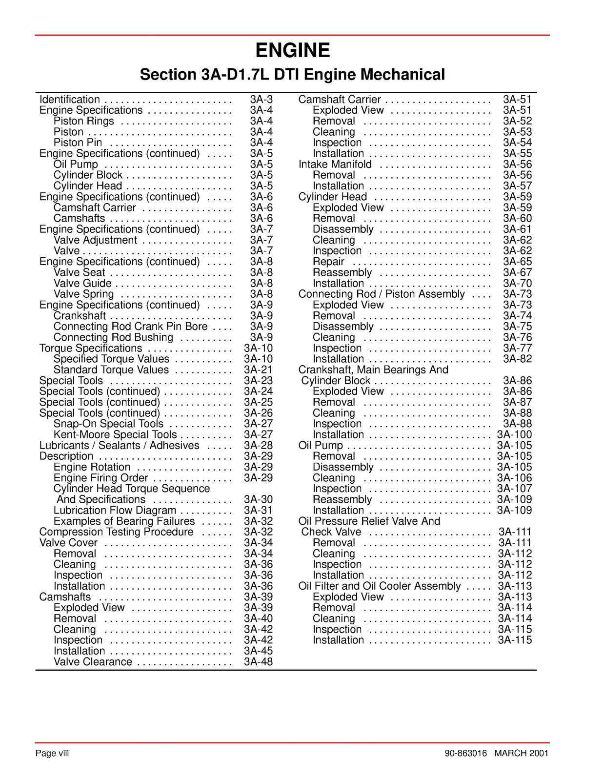 MERCURY MERCRUISER NO 29 D17L DTI 0M055001 & UP SERVICE MANUAL - WIRE BOUND