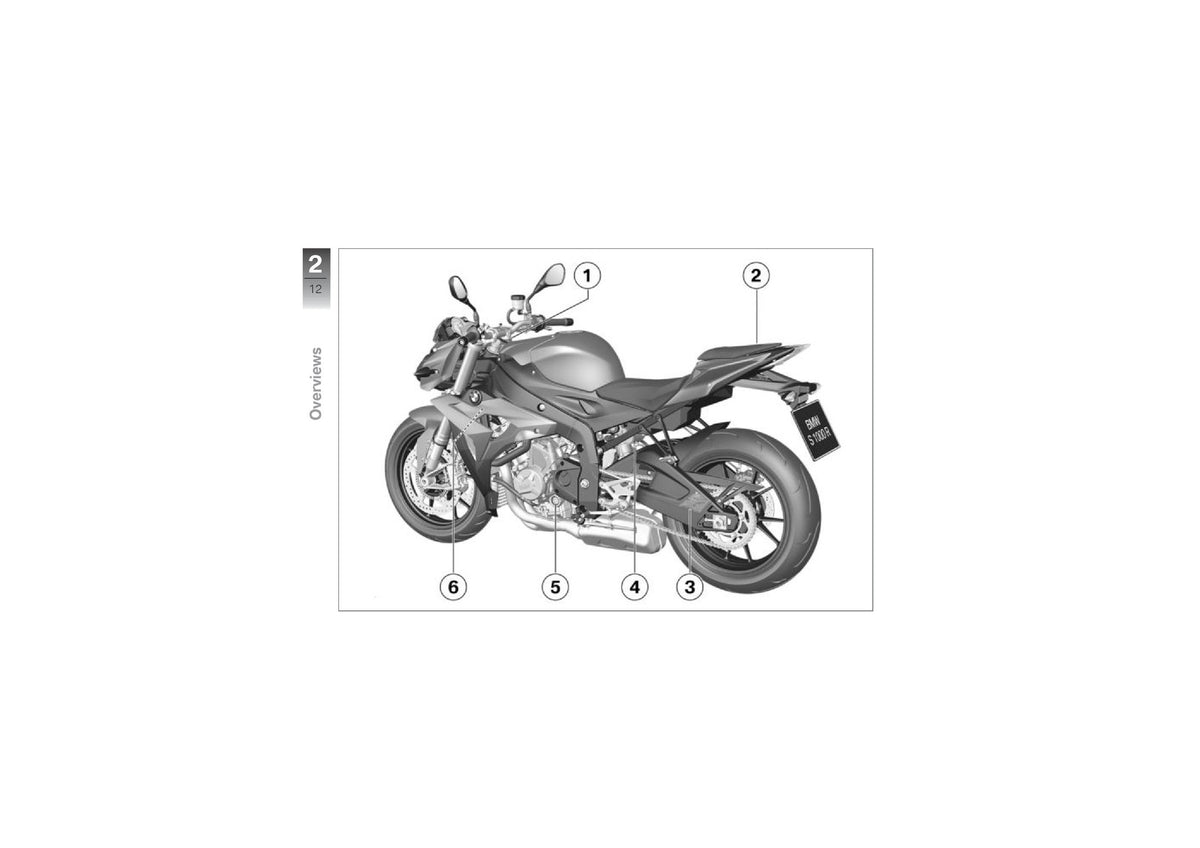 BMW S 1000 R Riders Manual 2016 - STEEL WIRE BOUND - PROTECTIVE COVERS