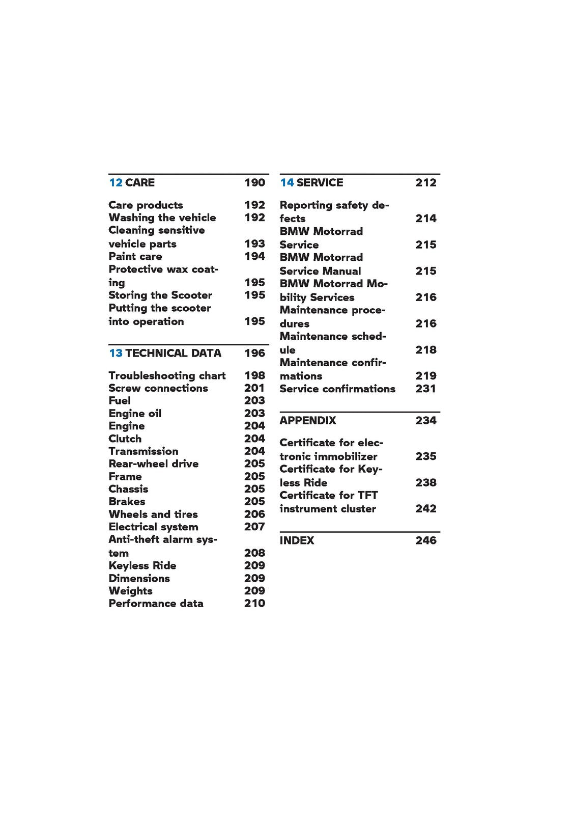 BMW MOTORRAD C 400 X Scooter Owners Manual 2022 - WIRE BOUND - TOUGH COVERS