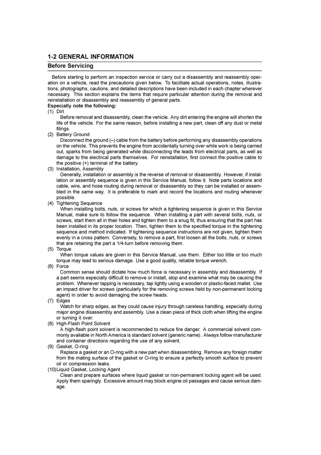 KAWASAKI Mule 3010 Service Manual - STEEL WIRE BOUND - PROTECTIVE COVERS