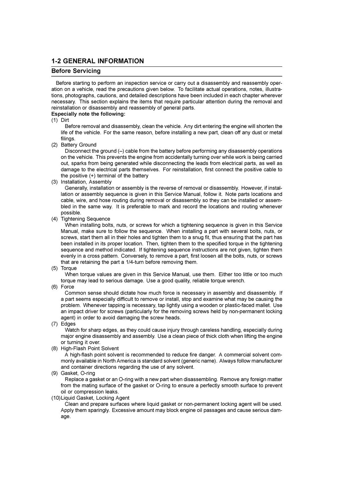 KAWASAKI Mule 3010 Service Manual - STEEL WIRE BOUND - PROTECTIVE COVERS