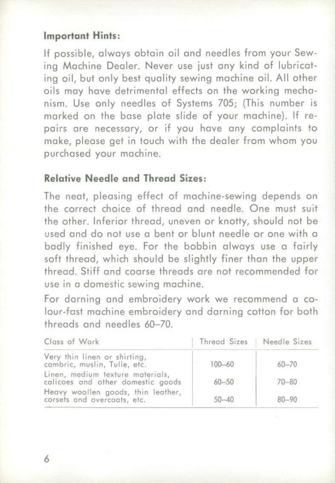 FRISTER  ROSSMANN Sewing Machine Instruction Manual - WIRE BOUND - TOUGH COVERS