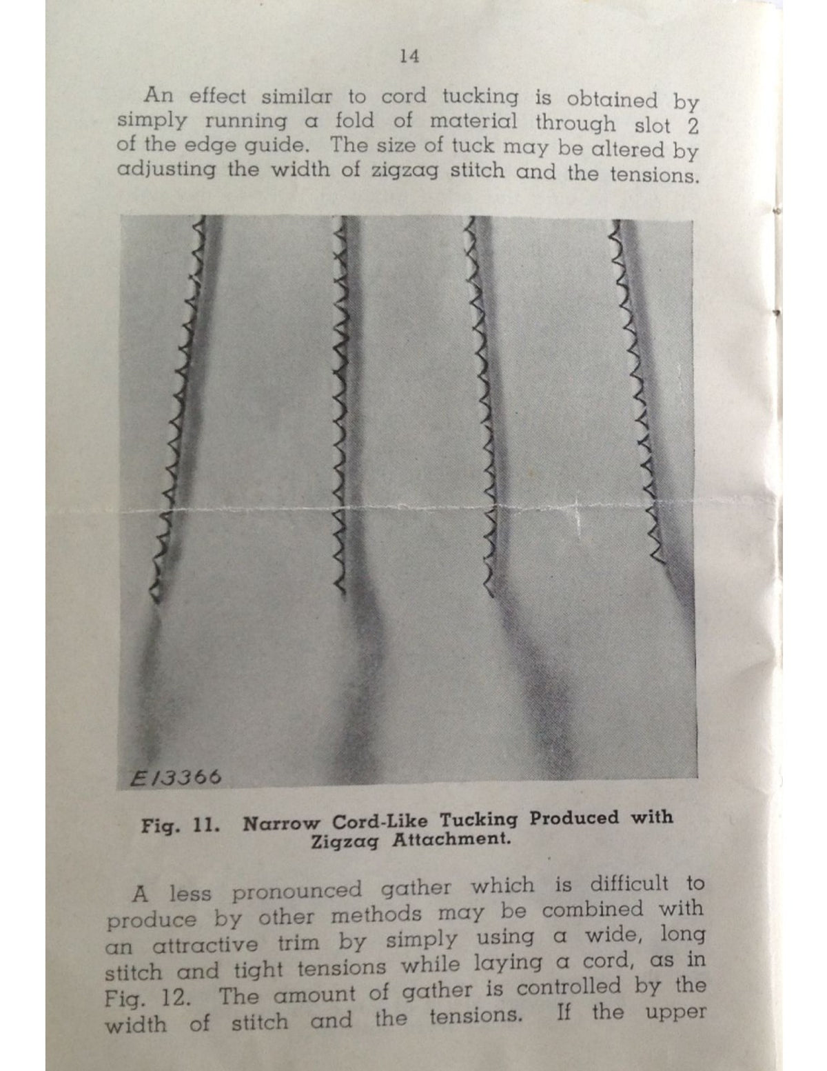 SINGER Adjustable Zigzag Attachment 121706 Instructions Manual 1939 - WIRE BOUND