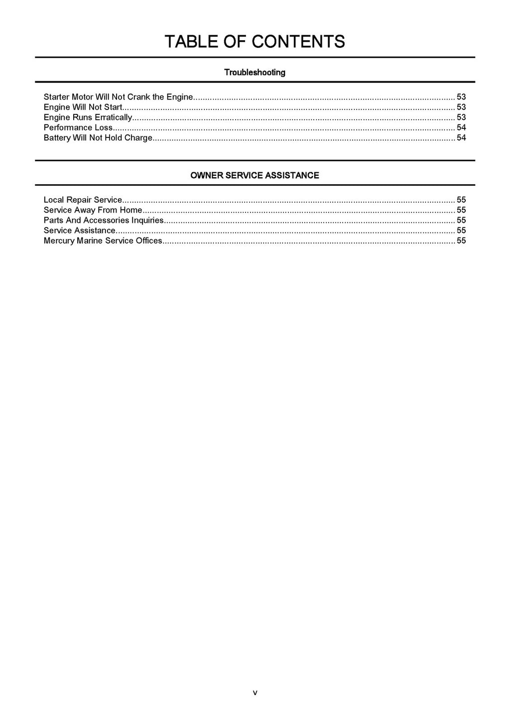 MERCURY 135/150/175 OPTIMAX OPERATION MANUAL 2005+ WIRE BOUND - TOUGH COVERS