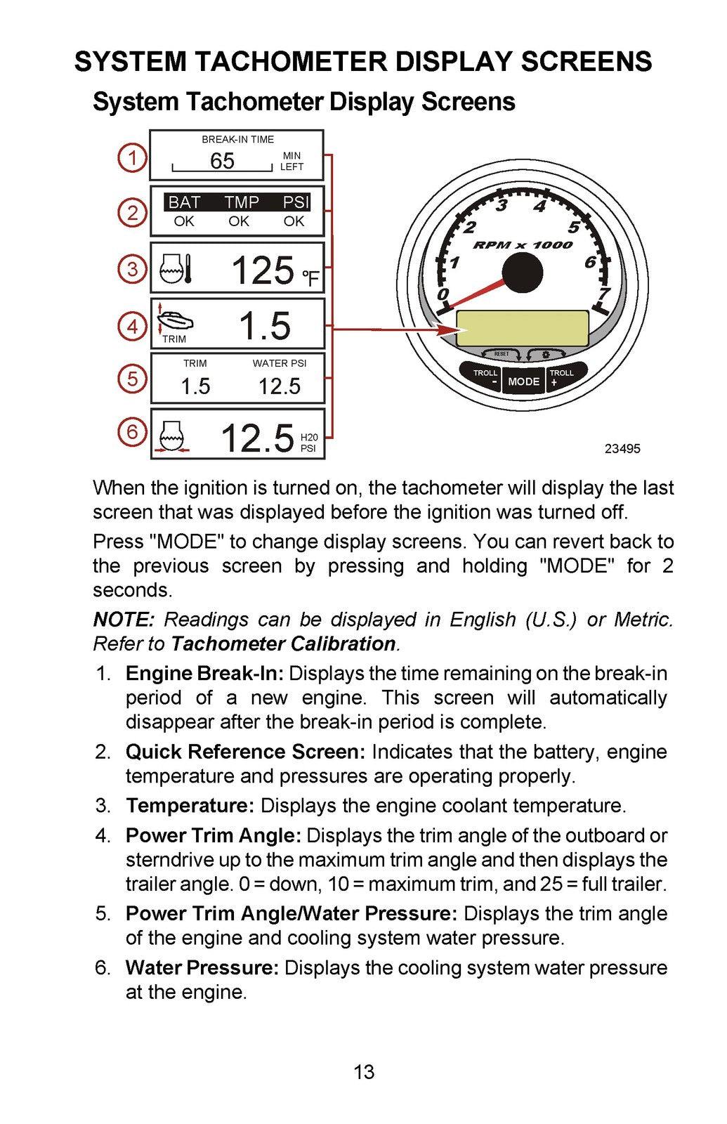 MERCURY SC1000 System Tach Speedometer Smart Tow Operating Manual 2006 - BOUND