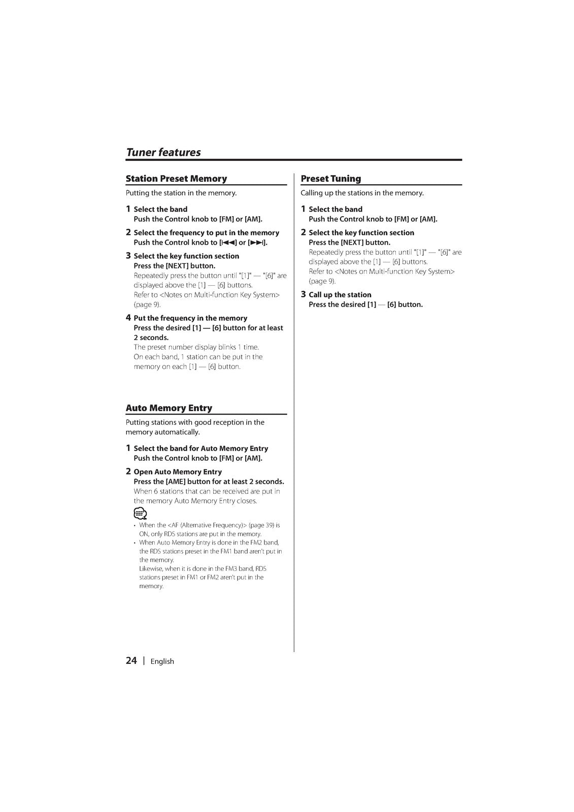 KENWOOD KDC-W8531 KDC-W7531 KDC-W7031 CD-Receiver Instruction Manual - BOUND