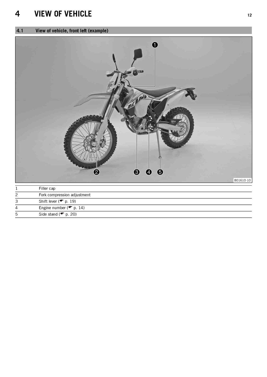 KTM 350 EXC-F Motorcycle Owners Manual 2014 - STEEL WIRE BOUND - TOUGH COVERS