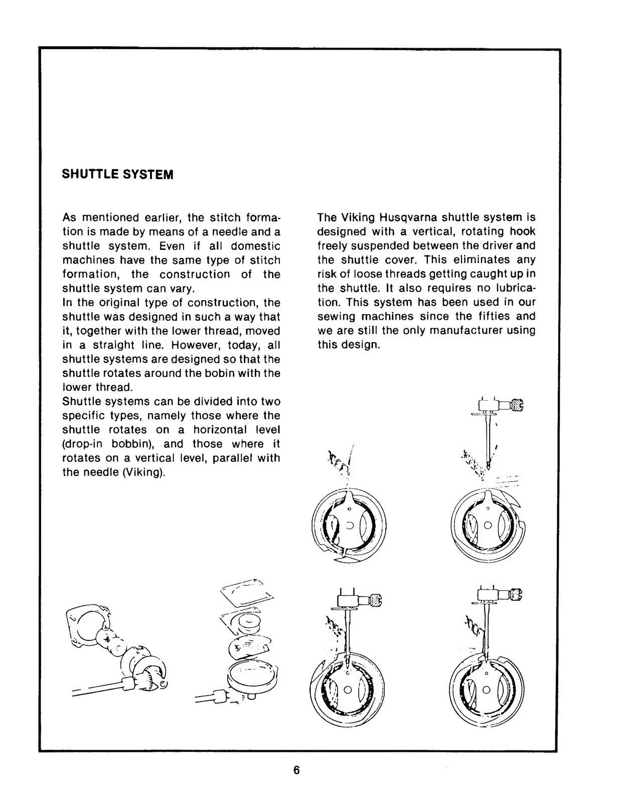 HUSQVARNA Viking 6000 Series Technical Service Manual - WIRE BOUND - COVERS