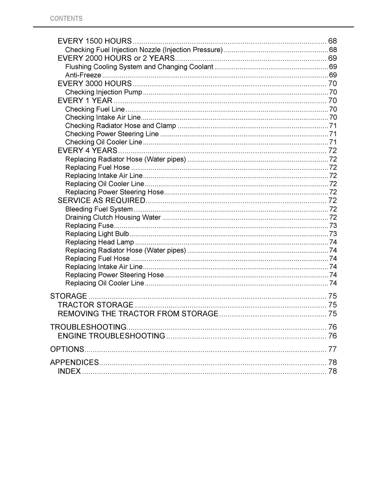 KUBOTA L2501 Tractor Operators & Service Manual BUNDLE - WIRE BOUND - COVERS