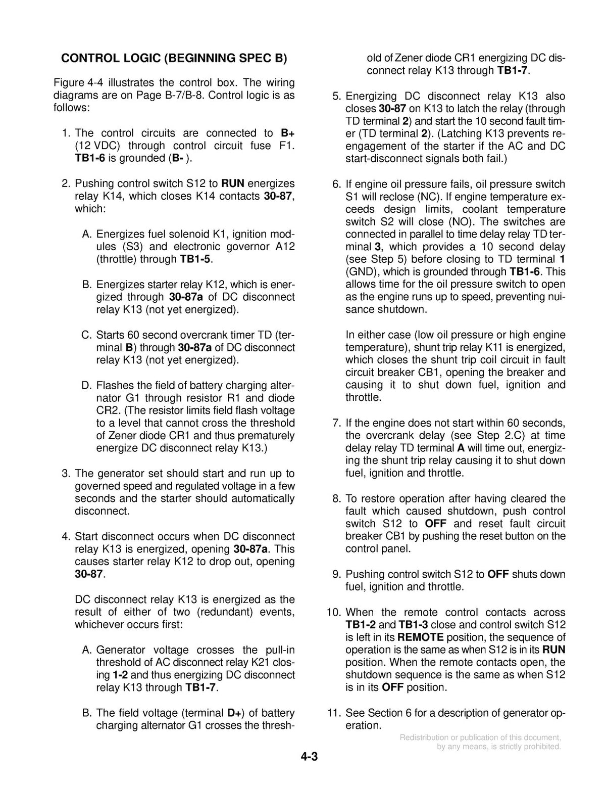 ONAN GNAA GNAB GNAC Genset Service Manual 2002 - BOUND - COVERS - XL FOLDOUTS