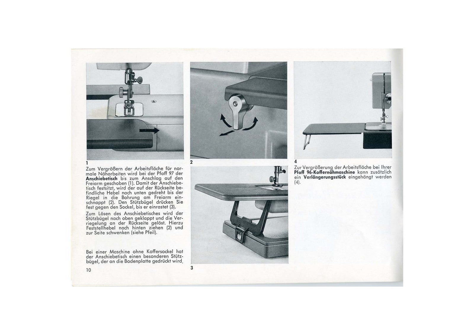 PFAFF 96 97 Sewing Machine Instruction Manual - STEEL WIRE BOUND - TOUGH COVERS