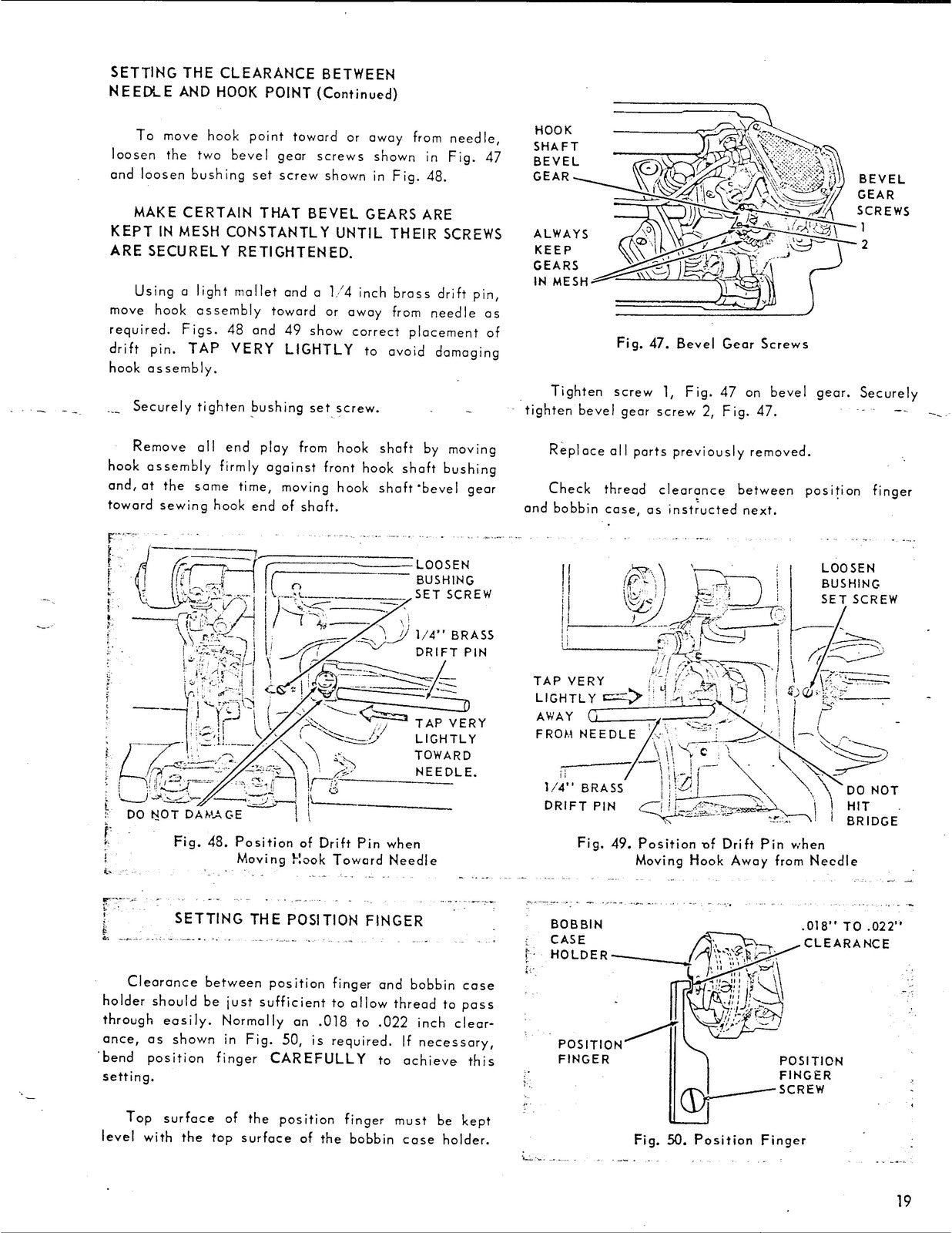SINGER 281-30 Sewing Machine Service Manual - STEEL WIRE BOUND - TOUGH COVERS
