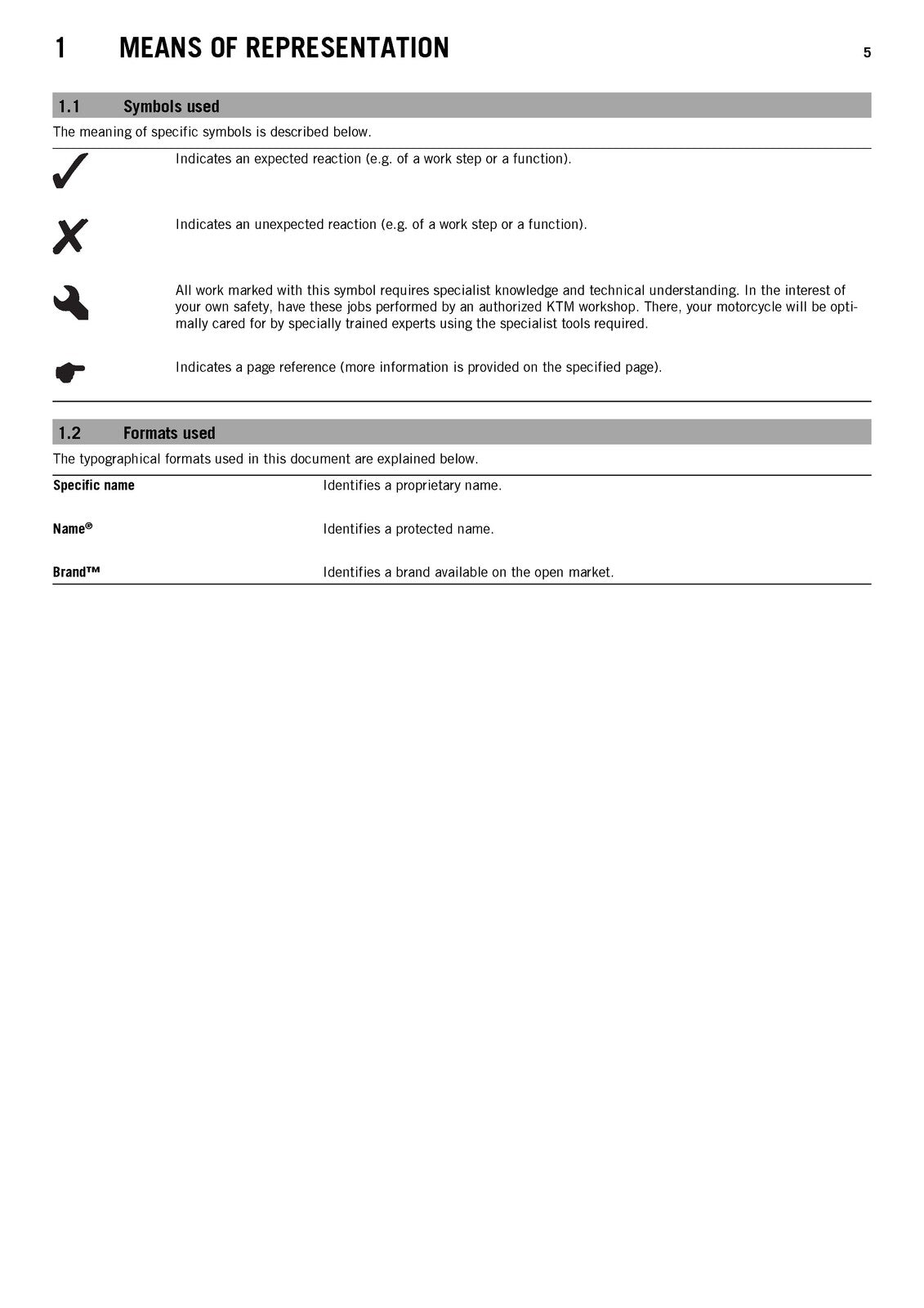 KTM 125 200 250 300 EXC XC-W Owners Manual 2014 - WIRE BOUND - TOUGH COVERS